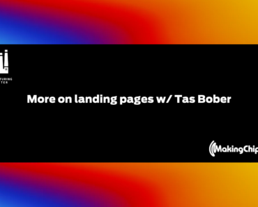 More on landing pages w/ Tas Bober